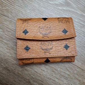 Vintage MCM trifold wallet, pre owned excellent